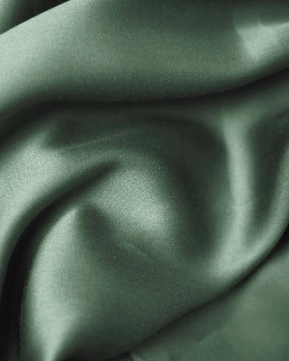 Silky Bamboo Flat Sheet, Olijfgroen - Image 5