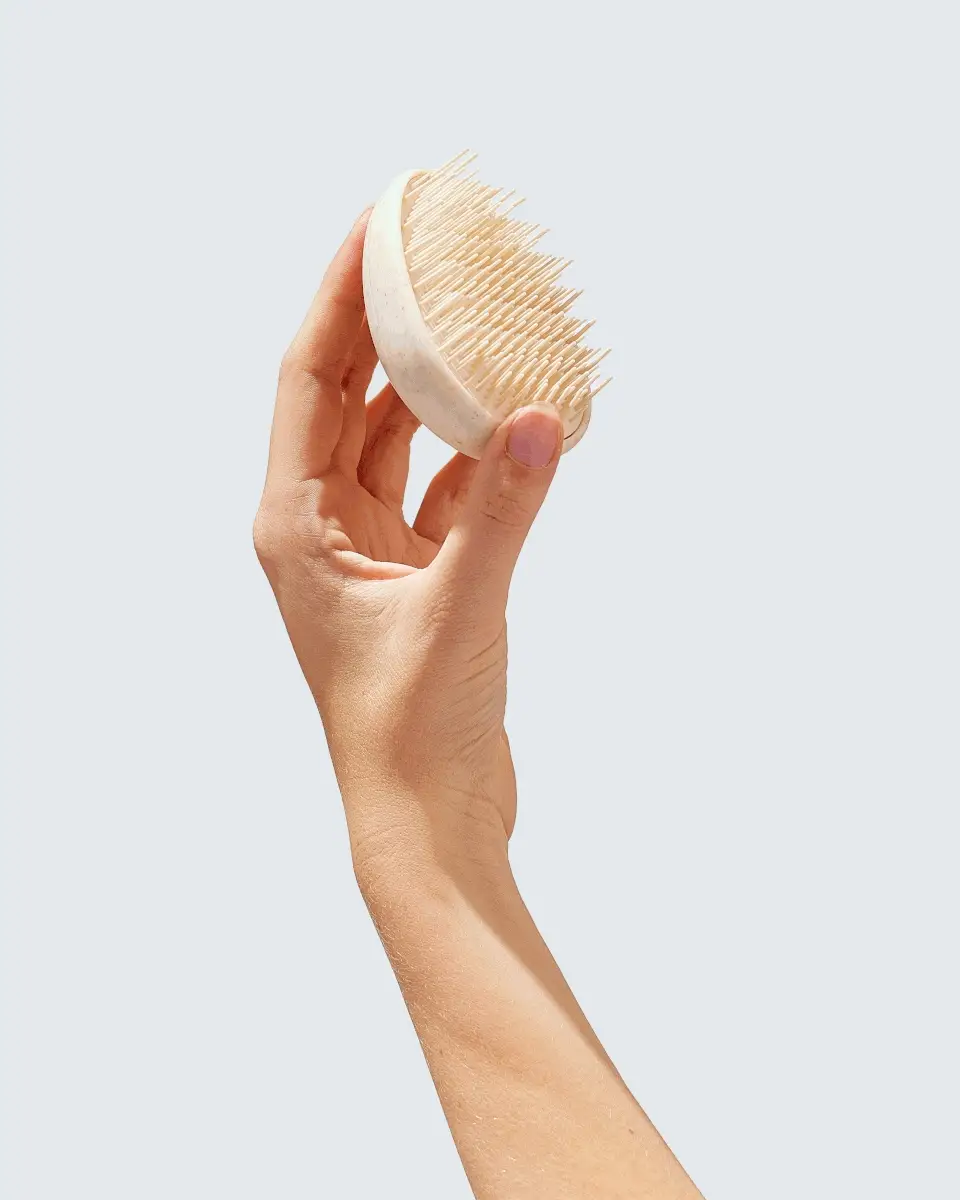 Wet Hair Detangler Brush, Wit - Image 5